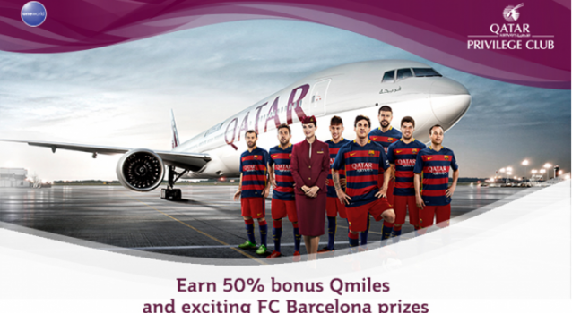 Få ekstra point hos Qatar Airways