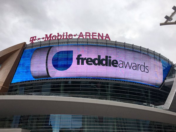 Årets Freddie Awards blev afholdt i T-Mobile Arena i Las Vegas.