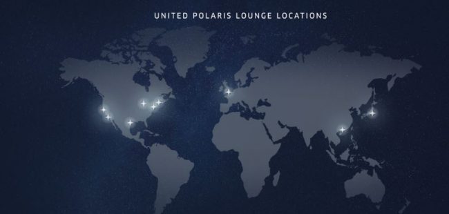 Kommende placering af de opgraderede Polaris Lounges. Der startes i Chicago fra 1. december 2016.