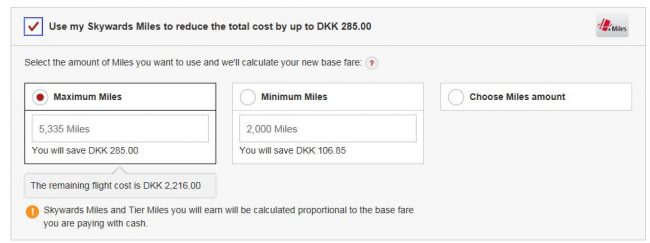 InsideFlyer DK - Emirates - Cash + Miles køb af billetter III