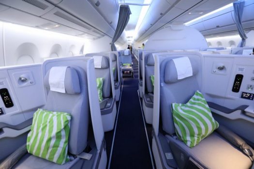 Finnair Business Class på Airbus 350 XWB