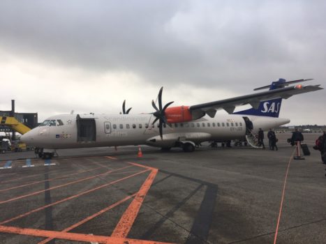 Ombordstigning SAS ATR-72