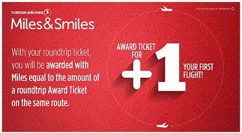 Turkish Airlines med en god rejse deal - køb en returbillet og få miles nok til at købe en tilsvarende returbillet.