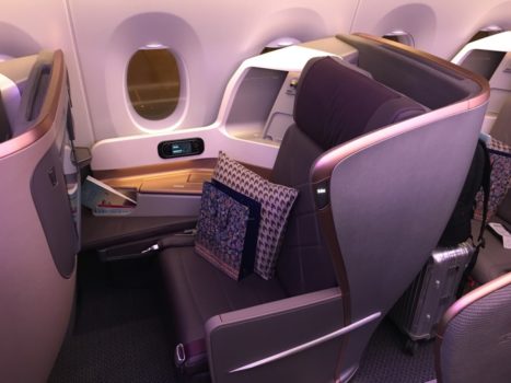 Business Class ombord på Singapore Airlines nye A350-900