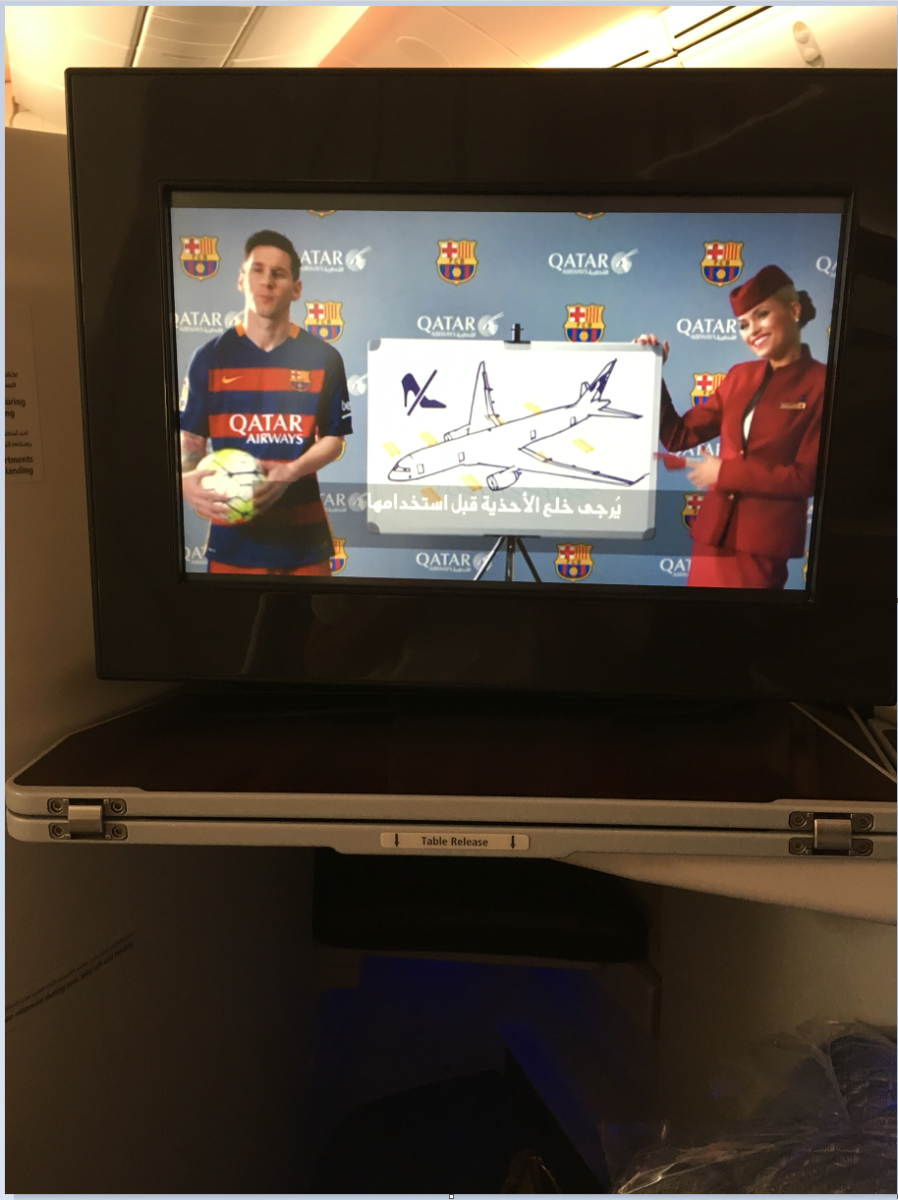 Qatar Airways bruger spillerne fra FC Barcelona i deres sikkerhedsvideo.