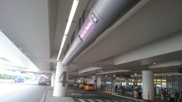LAX terminal 4 rental shuttle