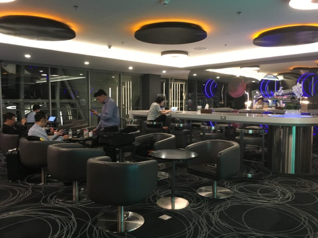 EVA Air lounge i Bangkok