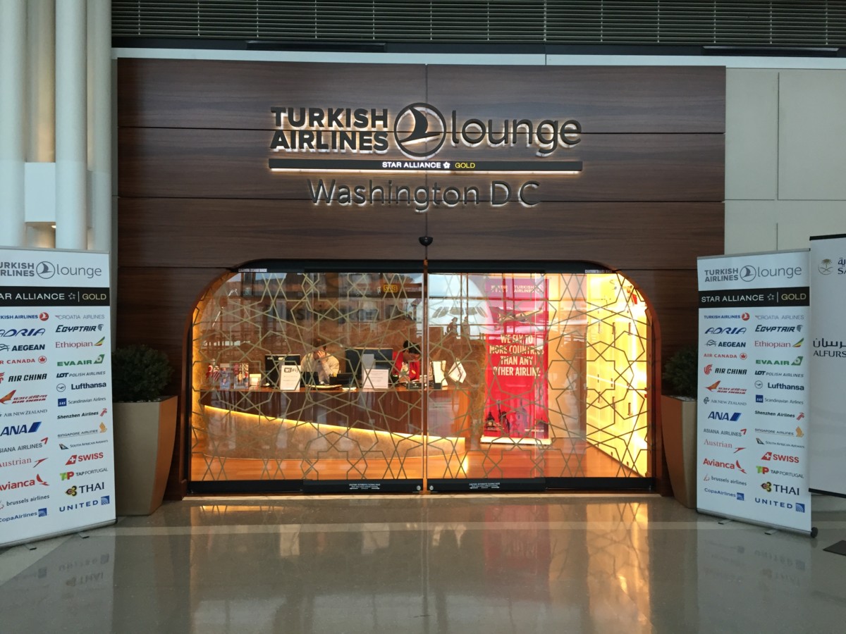 Rejsebrev Et besøg i Turkish Airlines Loungen i Washington Dulles