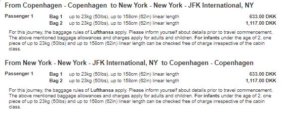 Fly til med Lufthansa for under kroner - men bagage! - InsideFlyer DK