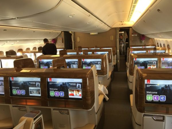 Emirates Business Class