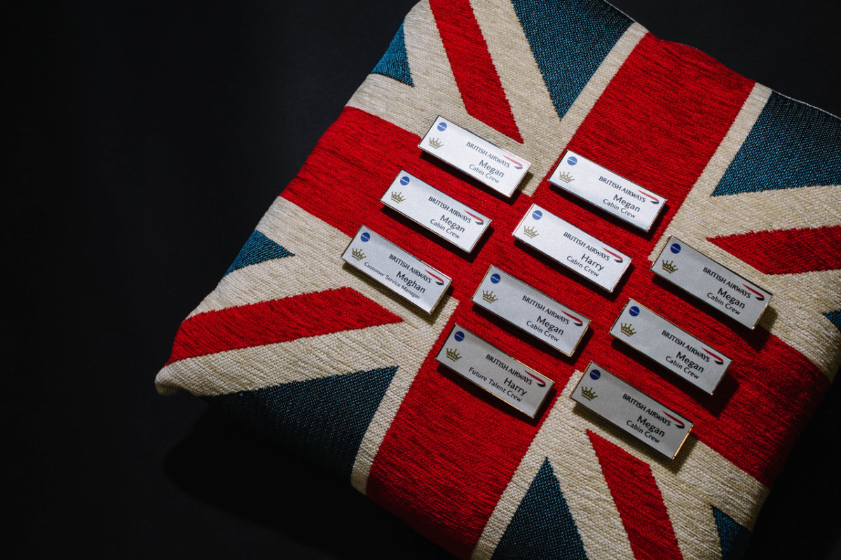 InsideFlyer DK British Airways Just Married Name Tags InsideFlyer DK