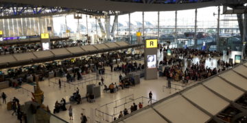 Departure level Suvarnabhumi Airport, Bangkok