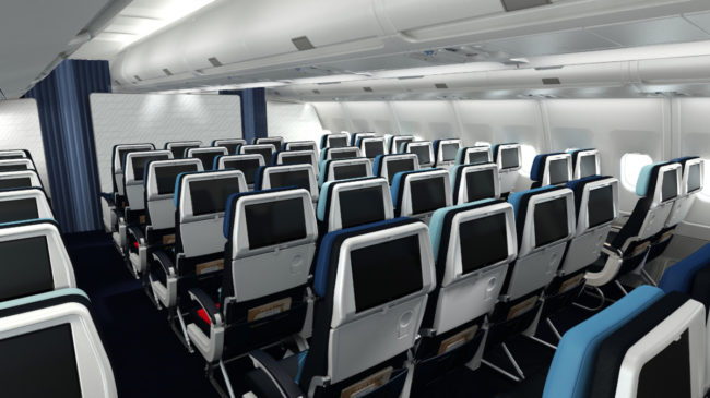 Air France A330 economy class