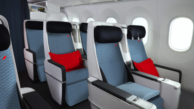 Air France A330 premium economy class