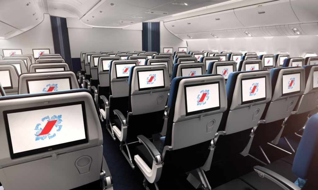 Air France 777 Carribean economy class