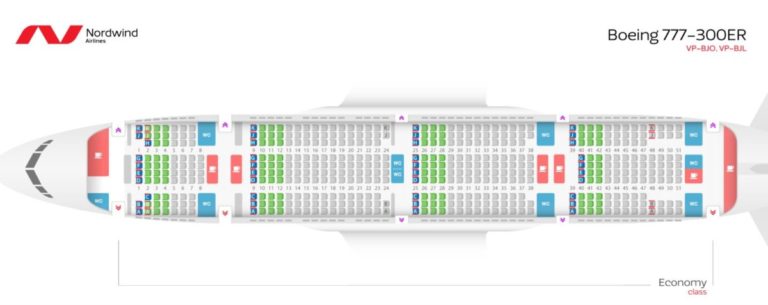 Boeing 777 300 nordwind схема салона